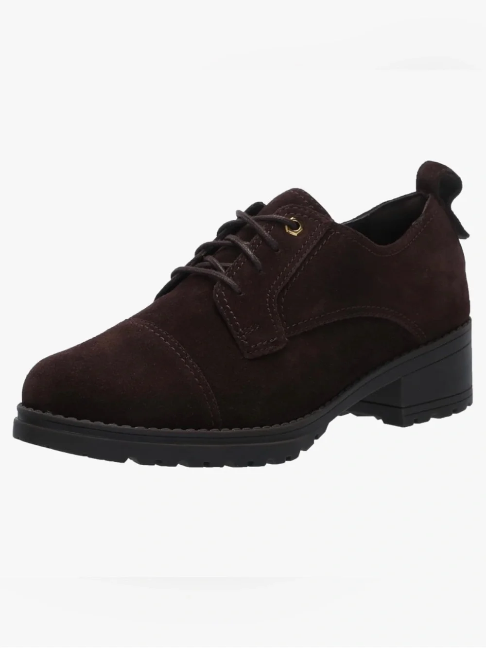 Cole Haan Women's Camea Heritage Oxford, Dark Chocolate Suede, 9.5 Medium